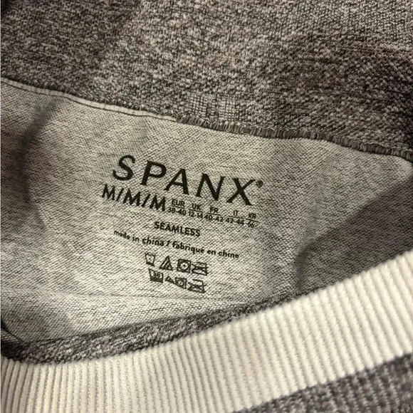 Spanx Seamless Sculpt Women’s Legging Spacedye Cloudy Grey Sizes Medium - Picture 3 of 6